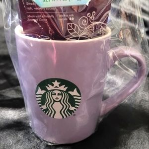New Starbucks Collectible Purple Coffee Cup~2021~Mermaid~Siren~Hot Chocolate